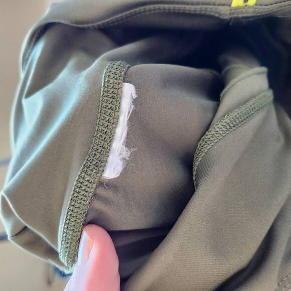 Adidas Primegreen Green Yellow Activewear Pants Womens Small Aeroready Training - Picture 8 of 8